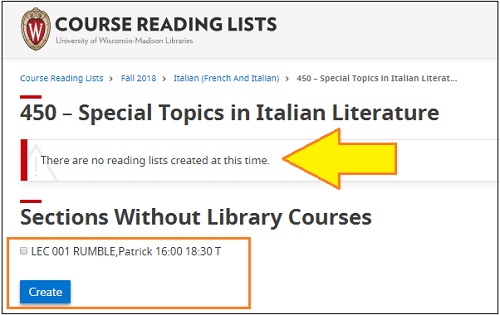 Course Without Reading List