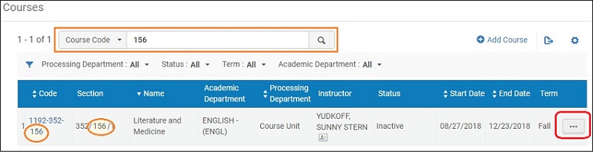 Course example