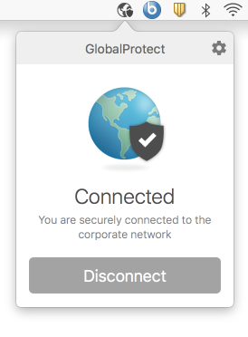 GlobalProtect is connected