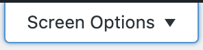 Screen Options dropdown