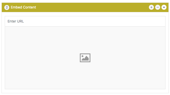 Embed content page element Embed content page element