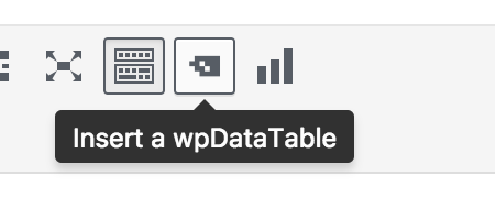 wpDataTable icon