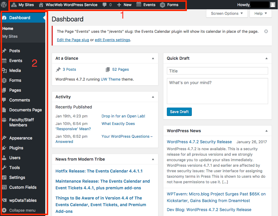 dashboard.png dashboard view when a user logs in