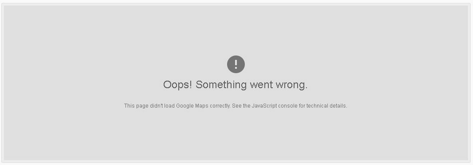 Oops! Something went wrong error message in WiscWeb
