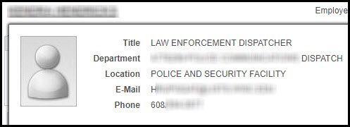 Hover Over Employee Name for Details Hover Over Employee Name for Details