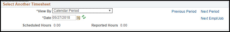 Timesheet Period Options Timesheet Period Options