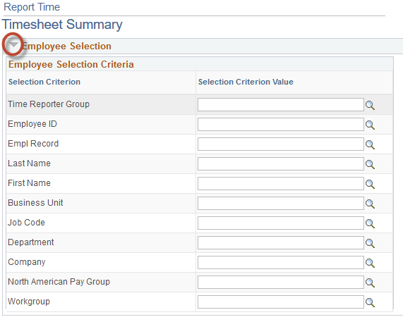 Expand Criteria Expand Criteria
