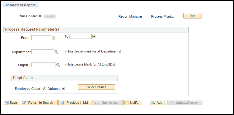 IP Address Report IP Address Report