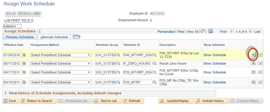 Add a New Row Add a New Row