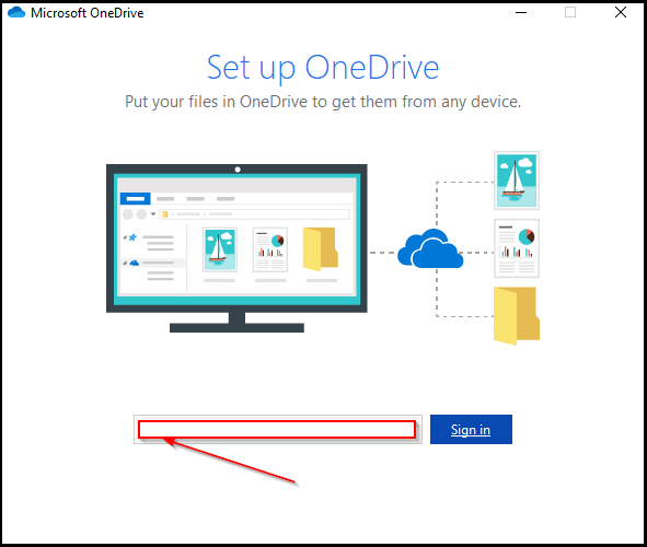 Set up Onedrive