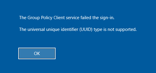 Image of error message Image of error message