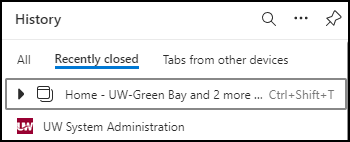 Edge History