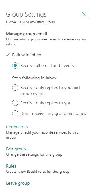 group settings