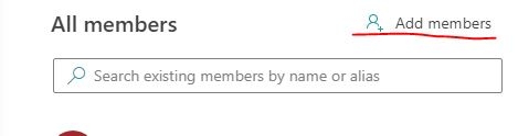 add members link