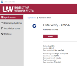 Install Okta Verify