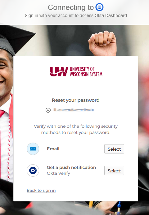 Okta reset password authentication