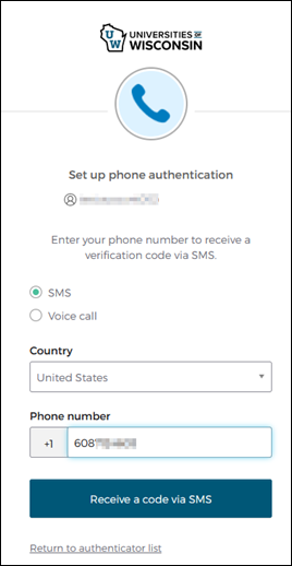 Setup Phone