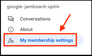 google group membership settings