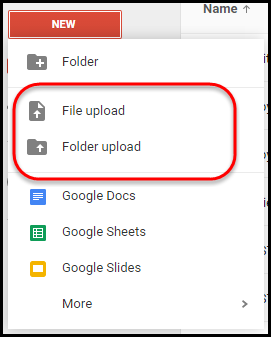 File or Folder Upload