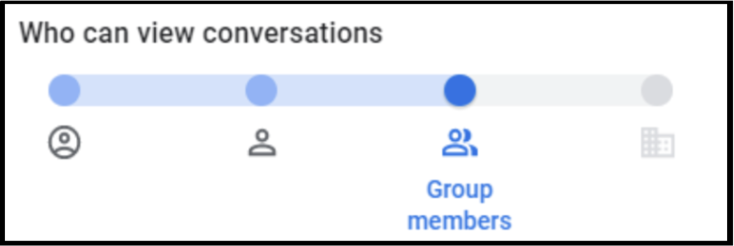 Who can see conversations